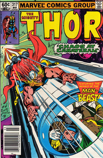 Thor #317 [Newsstand]-Fine (5.5 – 7)