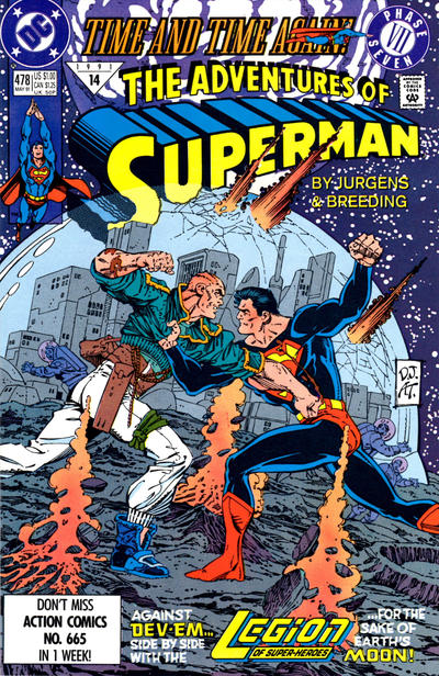 Adventures of Superman #478 [Direct]-Very Fine (7.5 – 9)