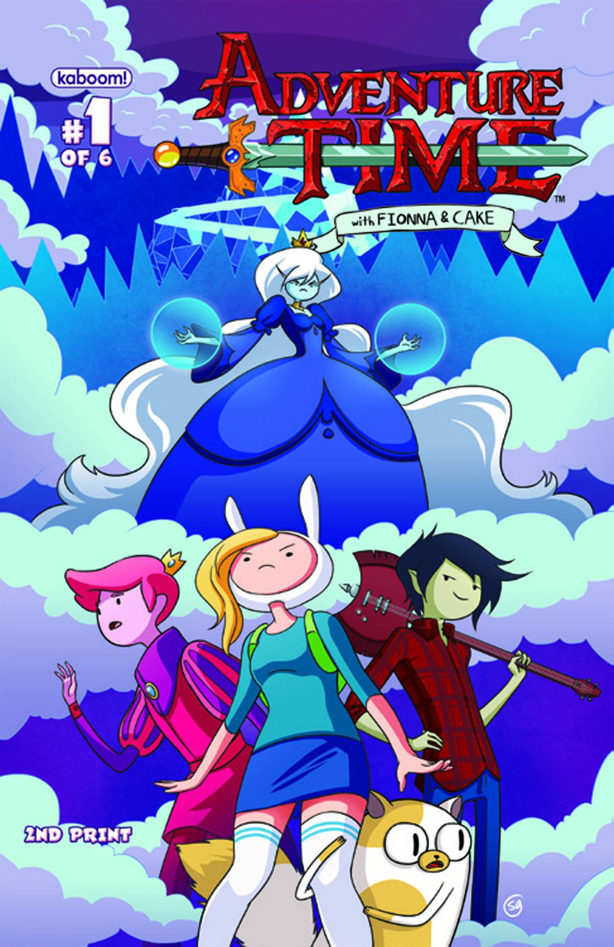 Adventure Time Fionna & Cake #1 2nd Printing