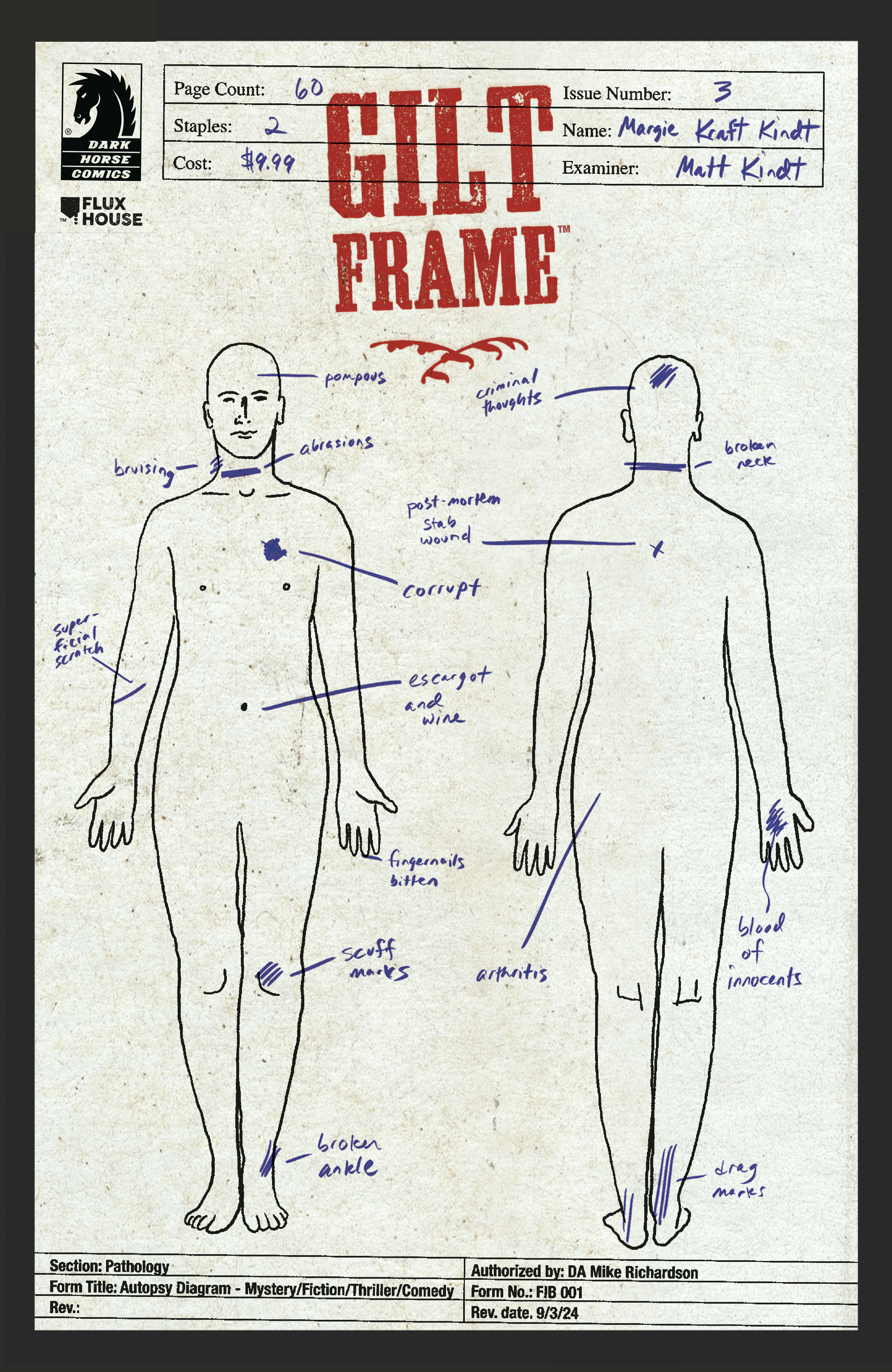 Gilt Frame #3 Cover A (Matt Kindt)