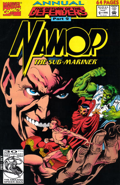 Namor, The Sub-Mariner Annual #2 - Vf+ 8.5