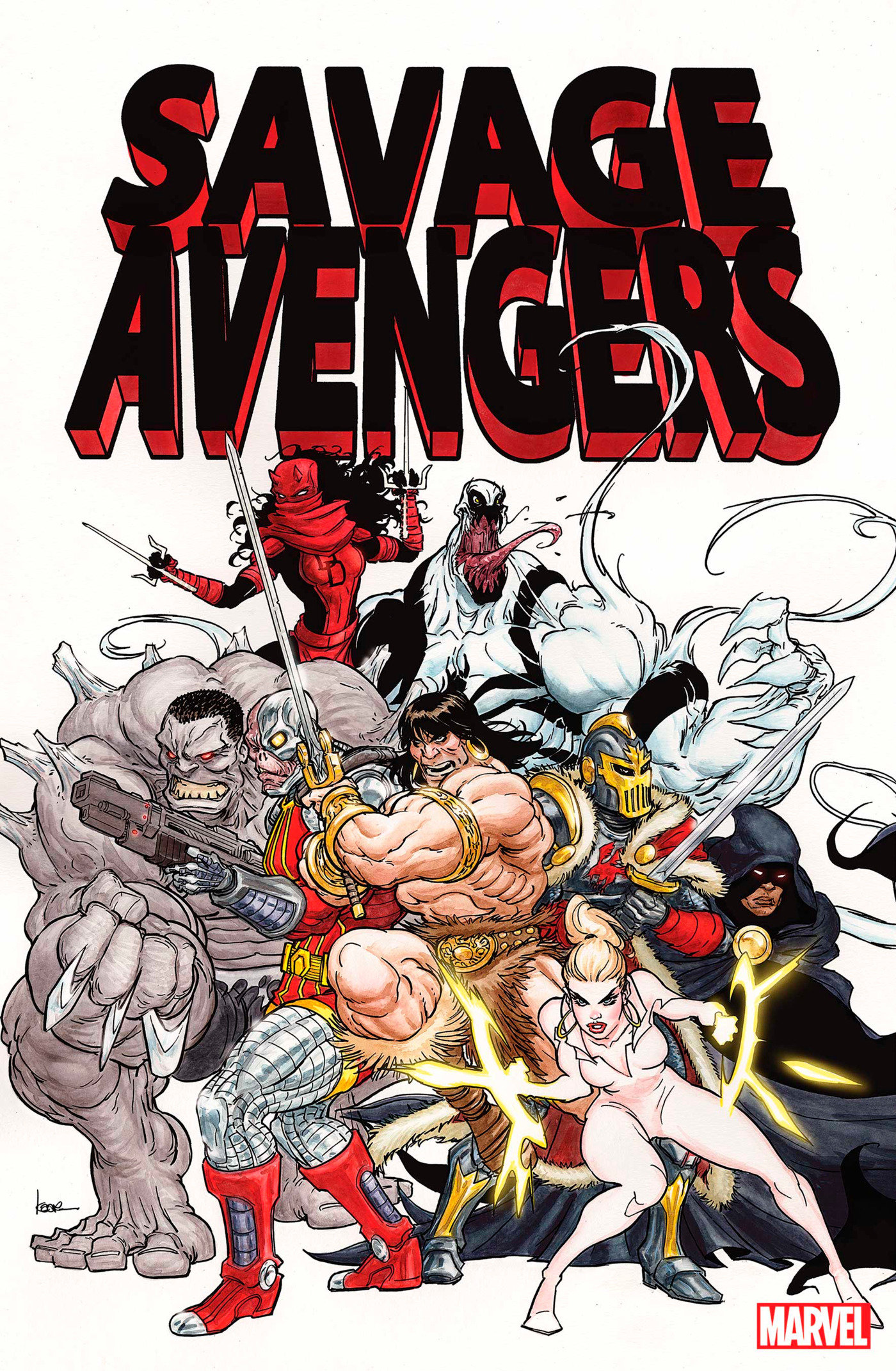Savage Avengers #1 1 for 50 Incentive Andrews Variant (2022)