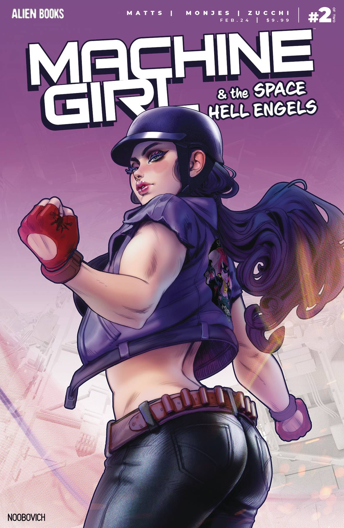 Machine Girl & Space Hell Engels #2 Cover A Noobovich