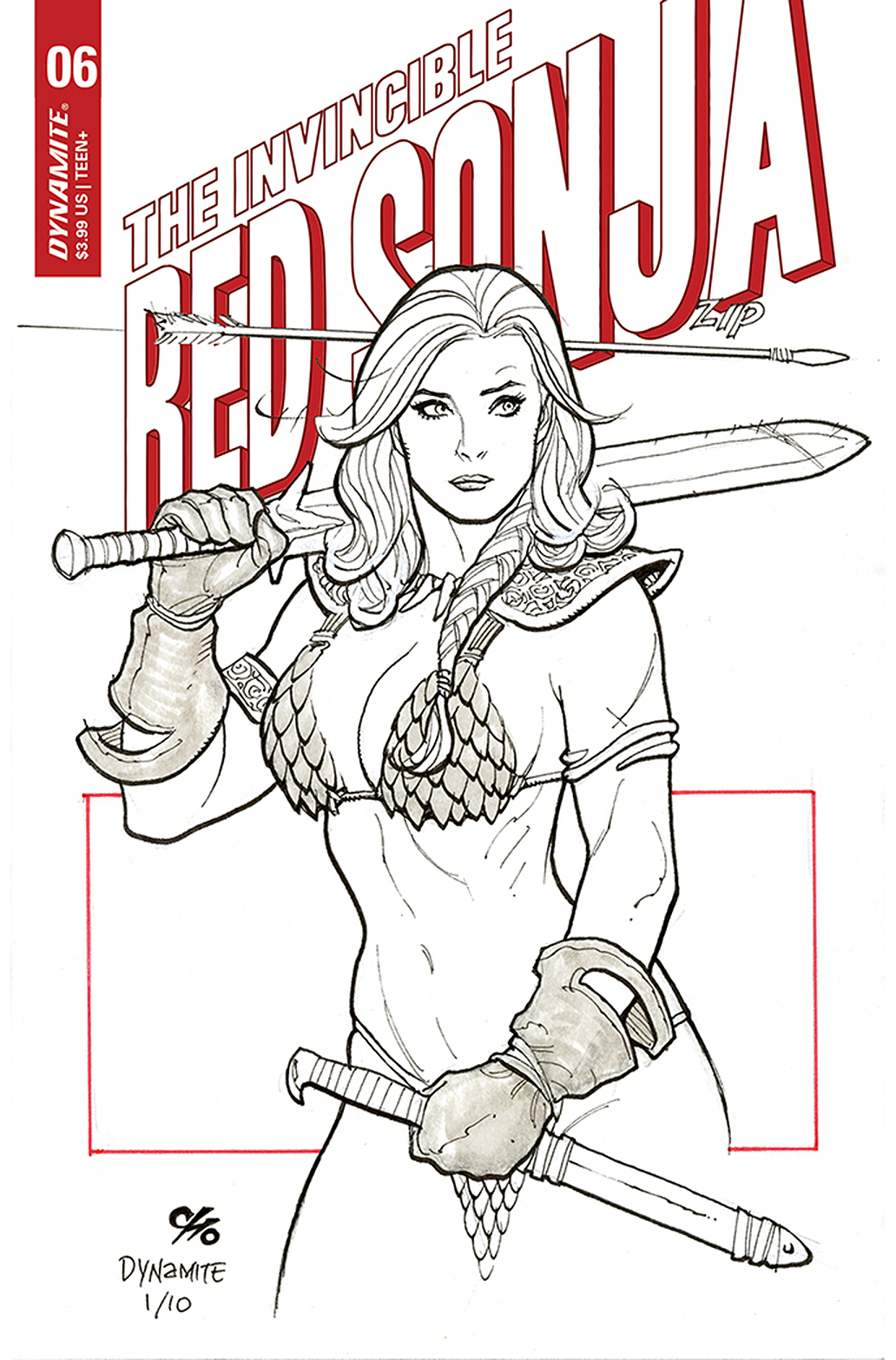 Invincible Red Sonja #6 Cover D Cho