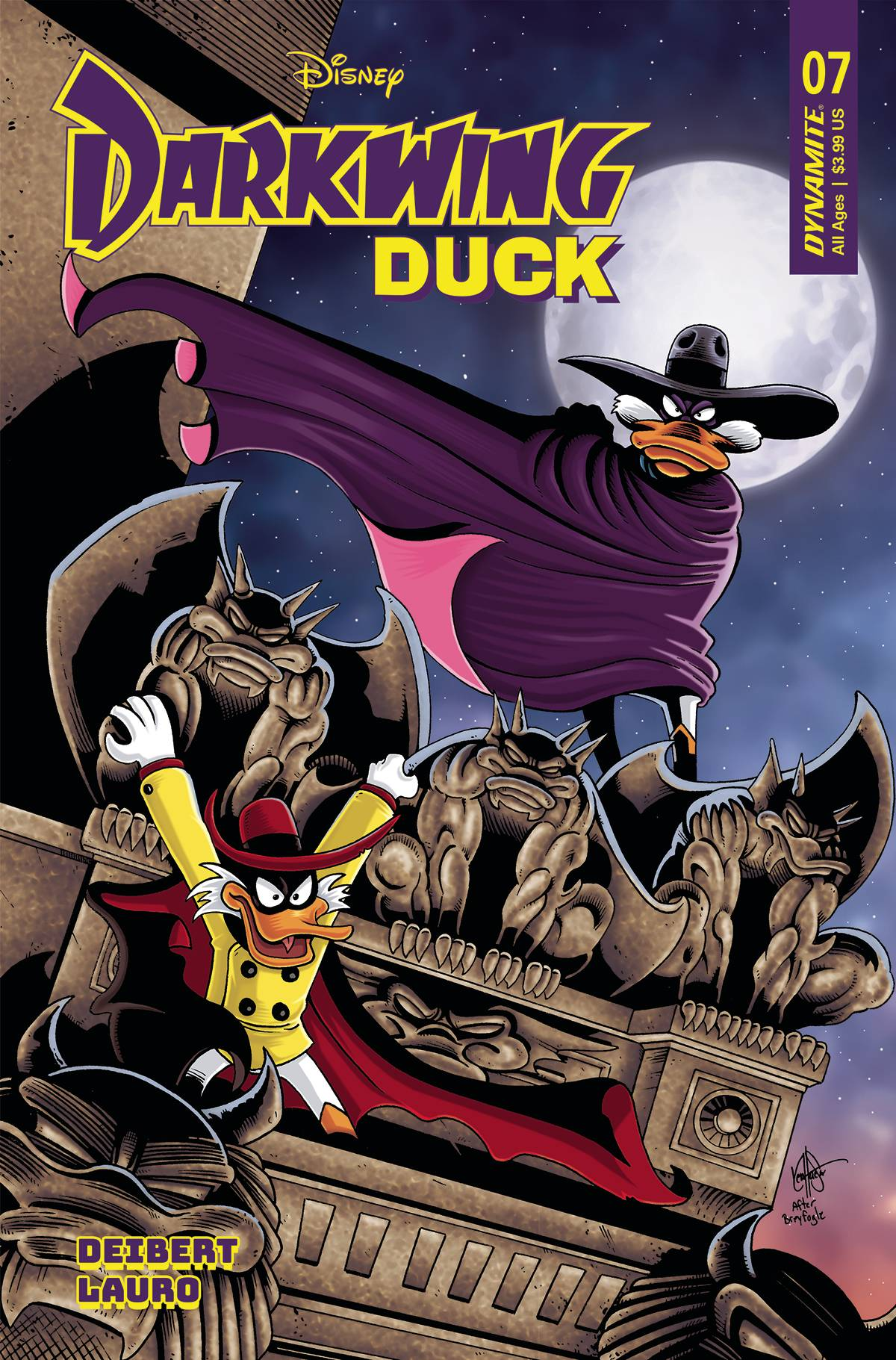 Darkwing Duck #7 Cover R Last Call Haeser Original