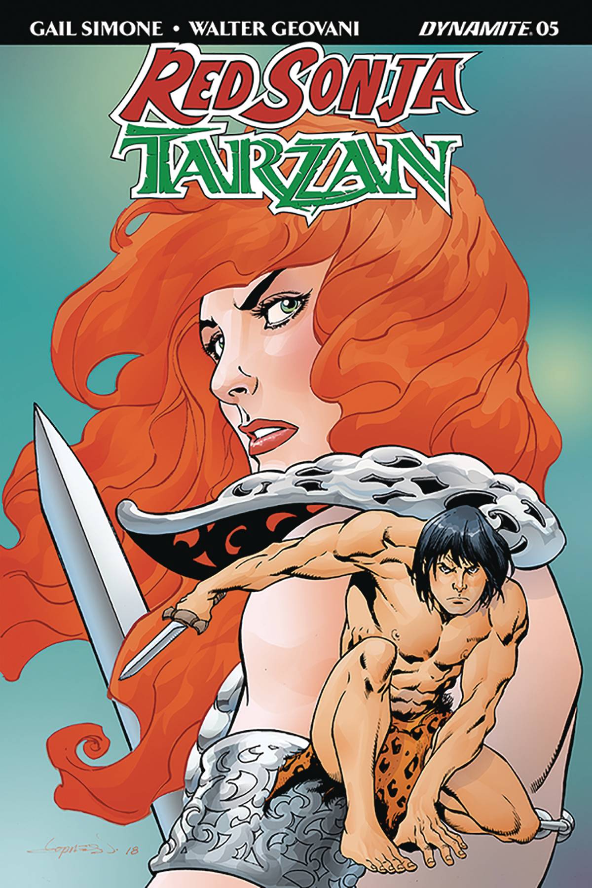 Red Sonja Tarzan #5 Cover C Lopresti