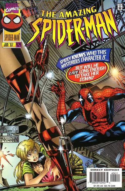 The Amazing Spider-Man #424 [Direct Edition]-Very Fine