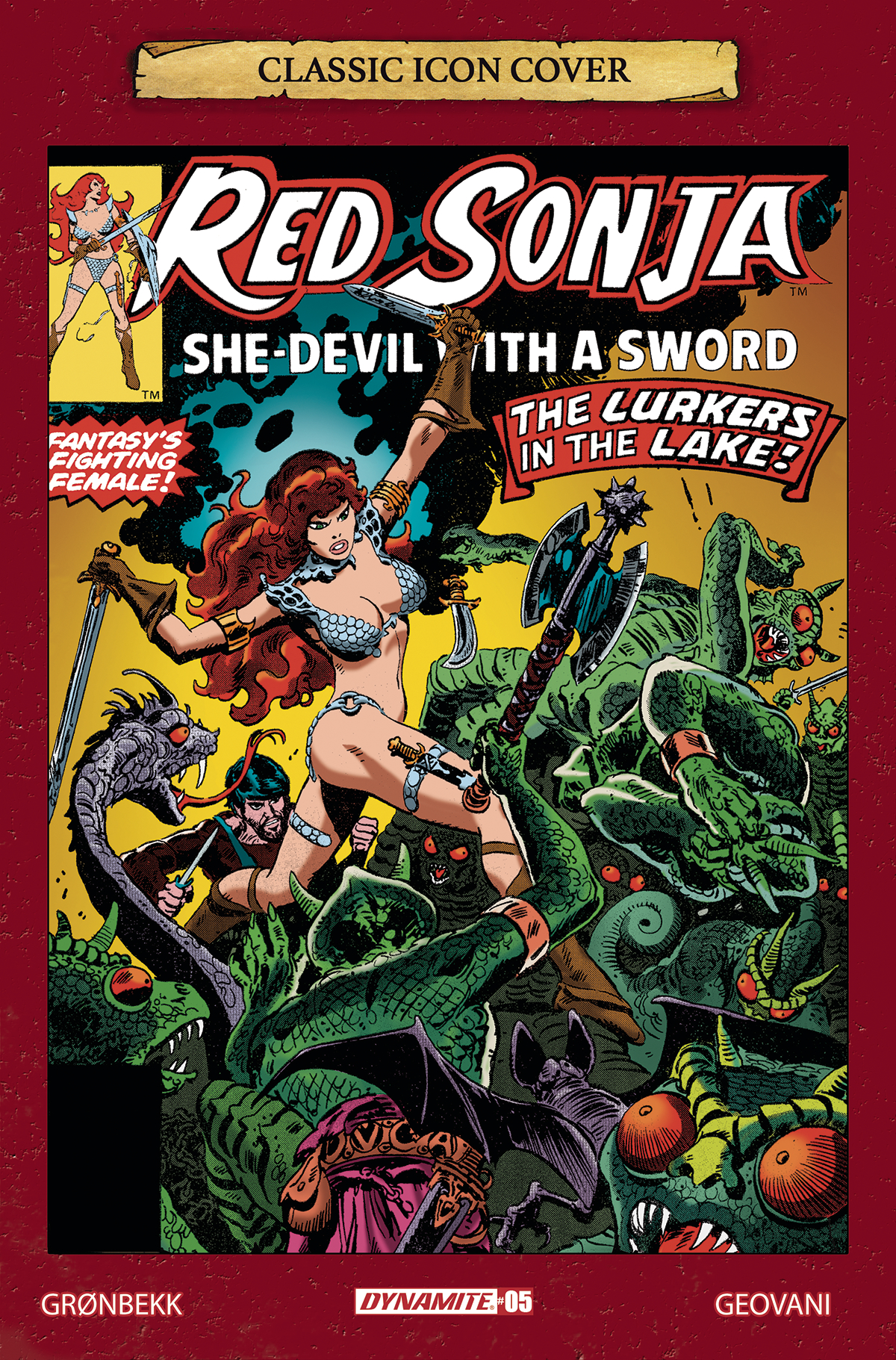 Red Sonja 2023 #5 Cover G 1 for 10 Incentive Thorne Icon