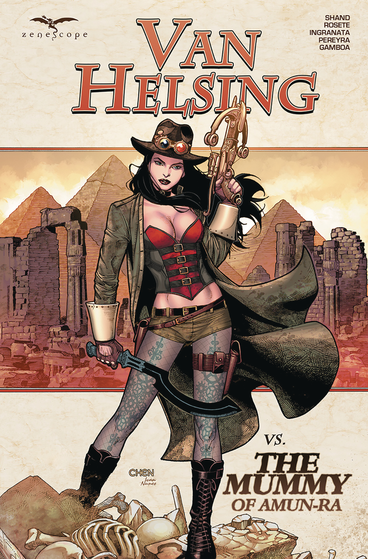 Van Helsing Vs The Mummy of Amun Ra Graphic Novel
