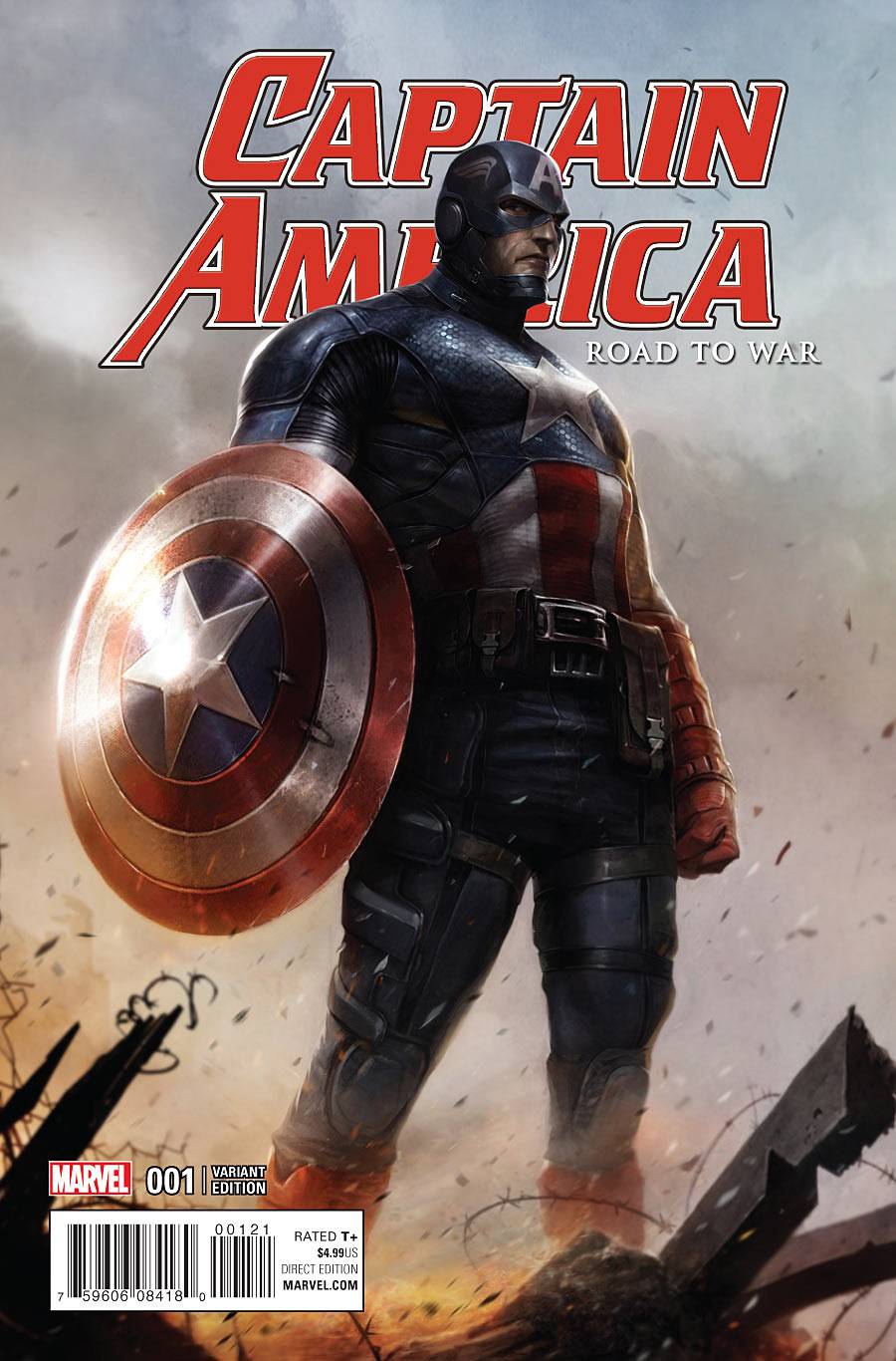 Captain America Road To War #1 Mattina Variant