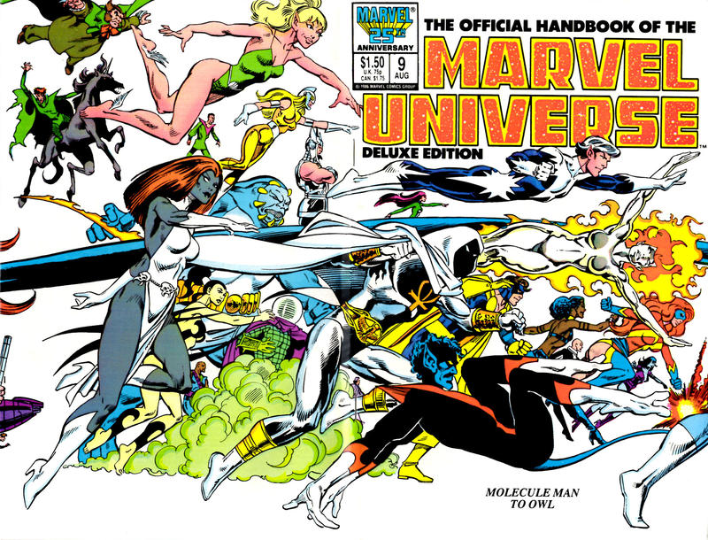 The Official Handbook of The Marvel Universe Deluxe Edition #9 [Direct]-Very Good (3.5 – 5)