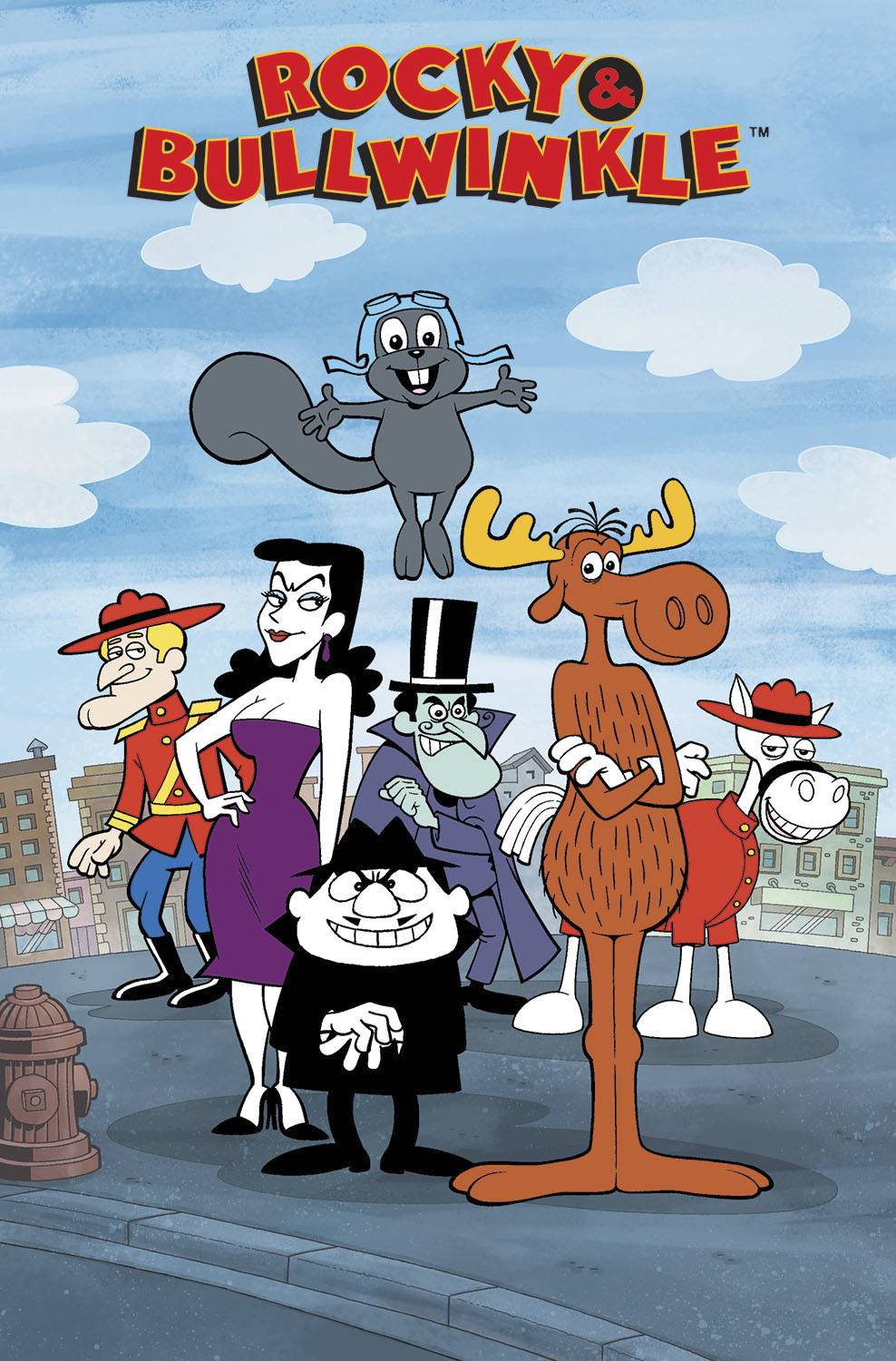 Rocky & Bullwinkle Moose on the Loose Graphic Novel