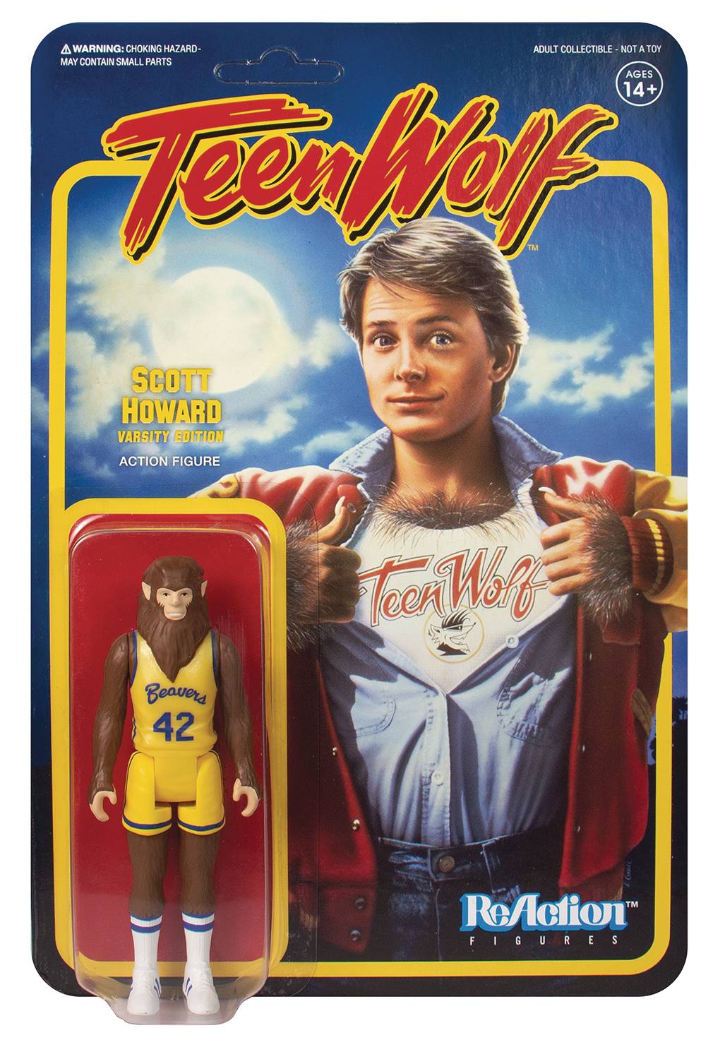 Teen Wolf 1985 Basketball Scott Reaction Figure