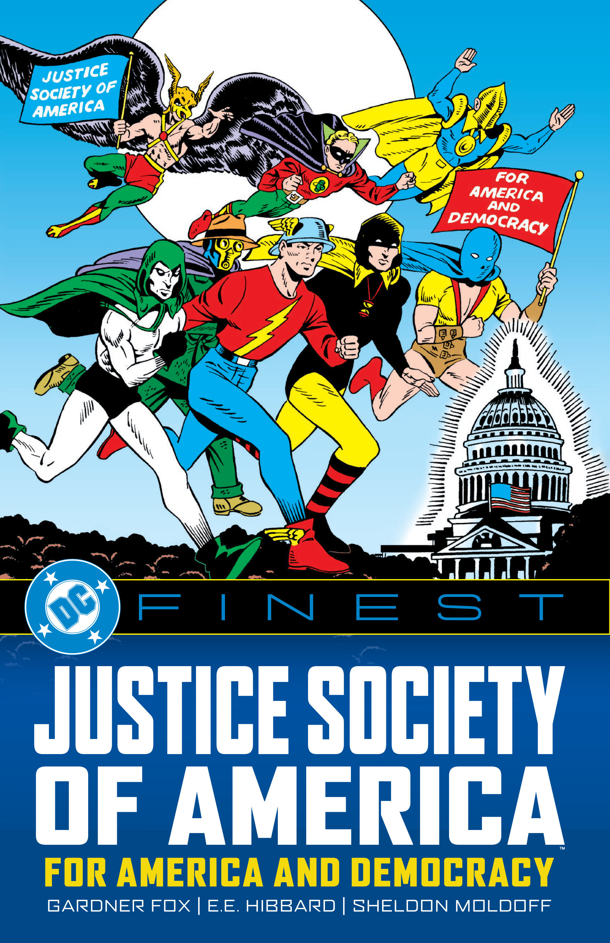 DC Finest Justice Society of America Graphic Novel Volume 1 For America and Democracy