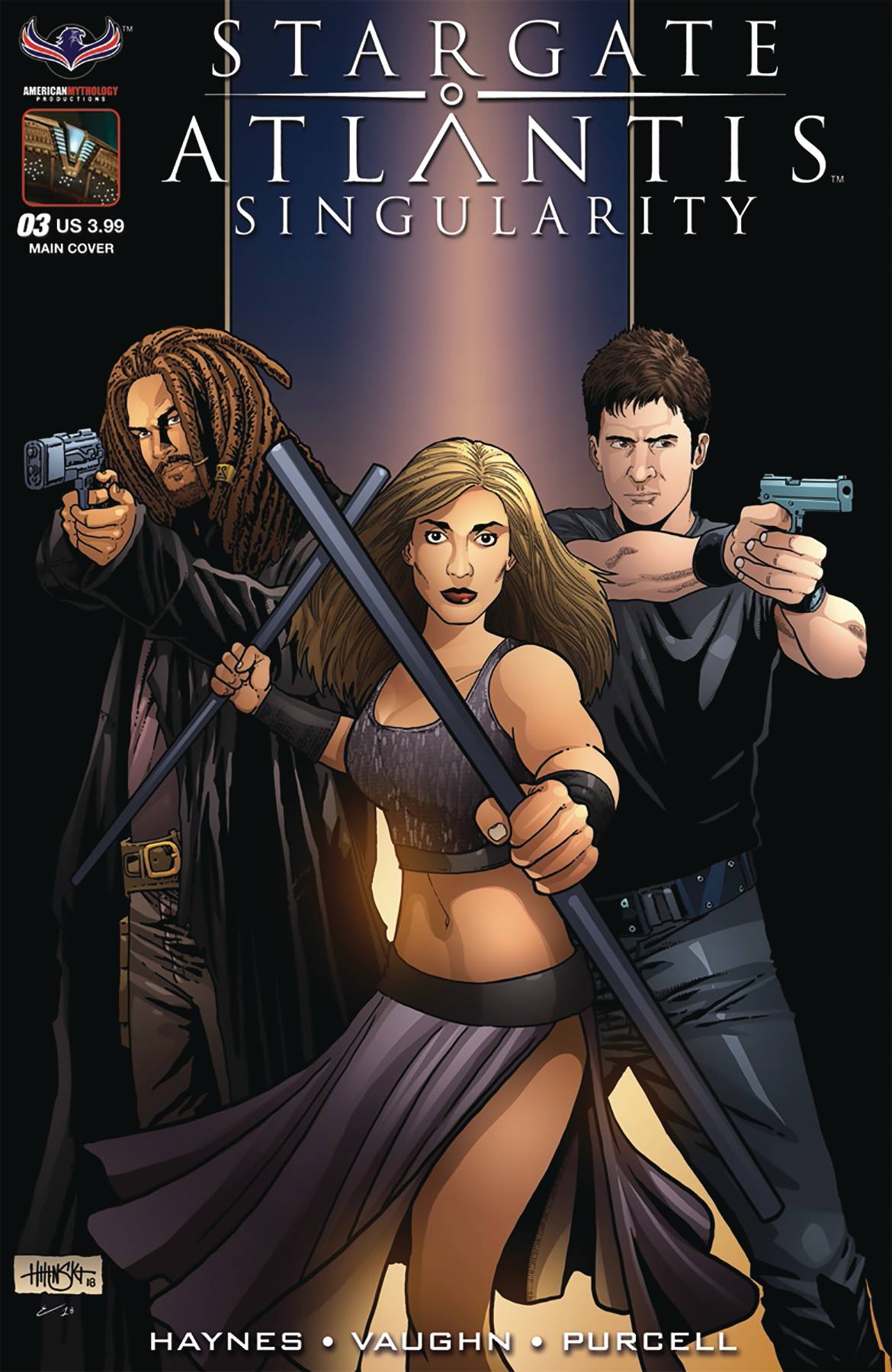 Stargate Atlantis Singularity #3 Main Hilinski Cover