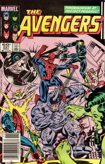 The Avengers #237 [Newsstand]-Fine (5.5 – 7)