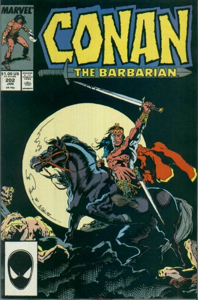 Conan The Barbarian #202 [Direct]-Fine (5.5 – 7)