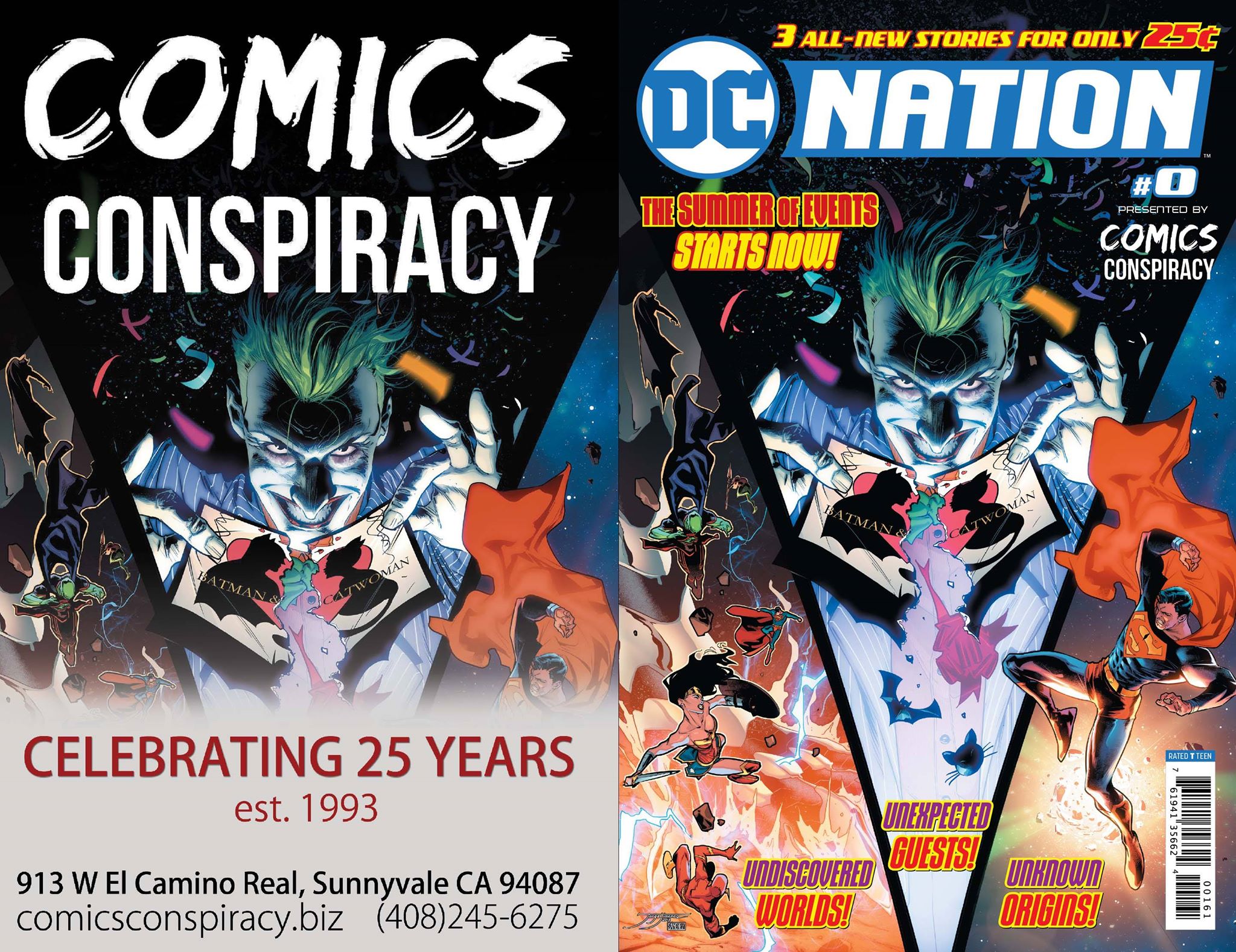 DC Nation #0 Comics Conspiracy Custom Cover