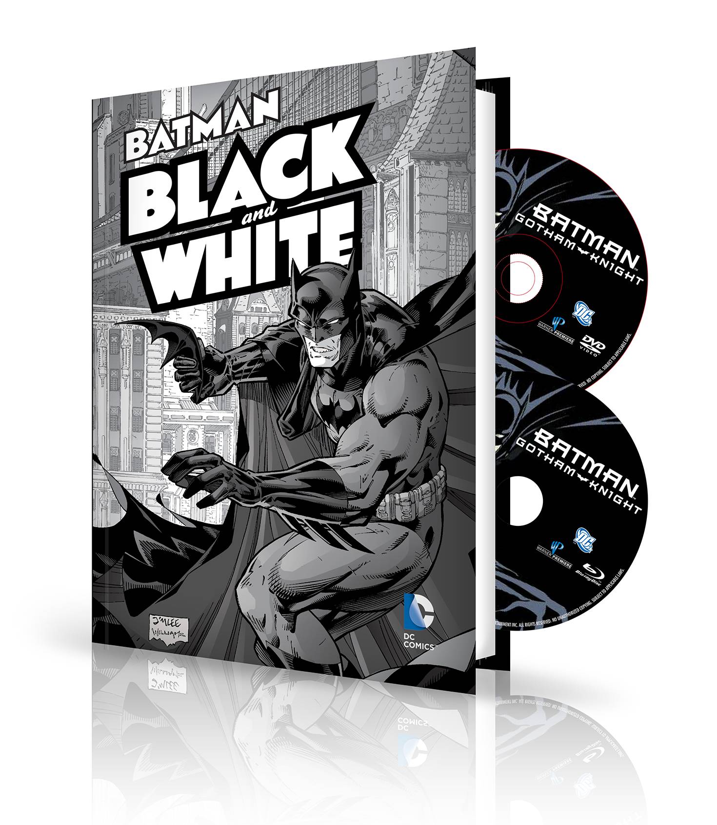 Batman Black & White Hardcover Volume 1 Book & DVD Blu Ray Set