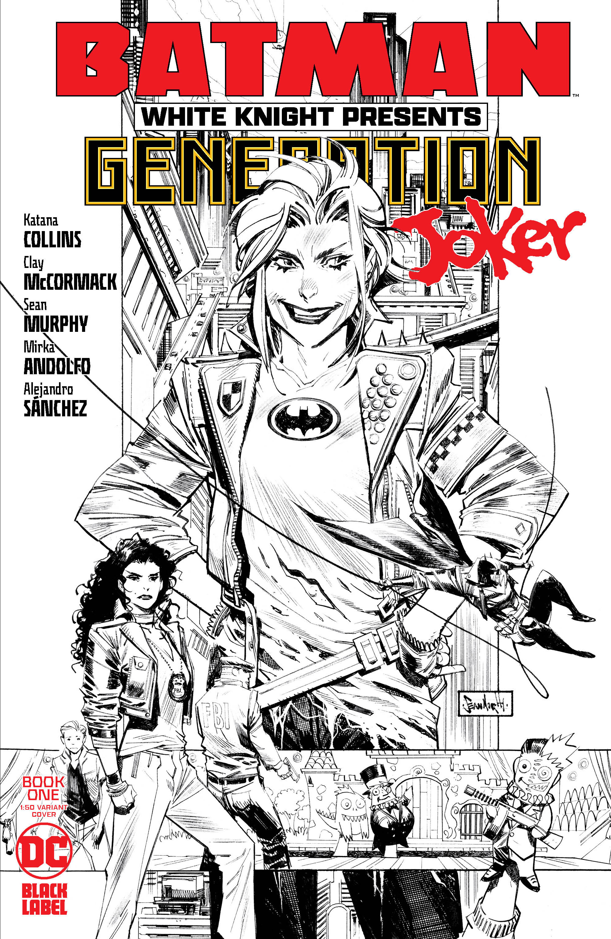 Batman White Knight Presents Generation Joker #1 Cover D 1 For 50 Variant Sean Murphy