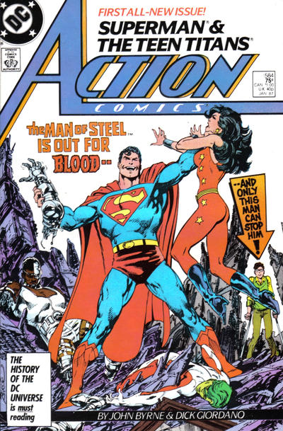 Action Comics #584 [Direct]-Very Good (3.5 – 5)