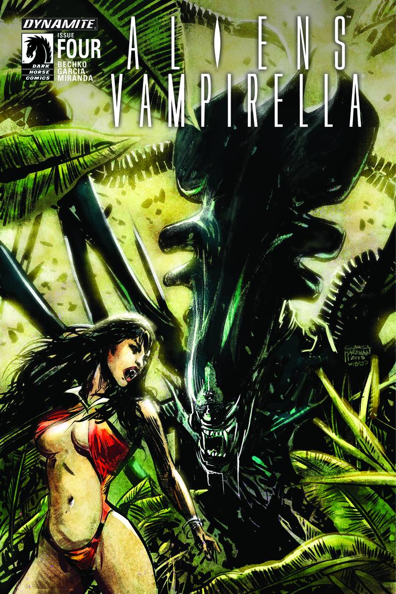 Aliens Vampirella #4 Cover A Hardman