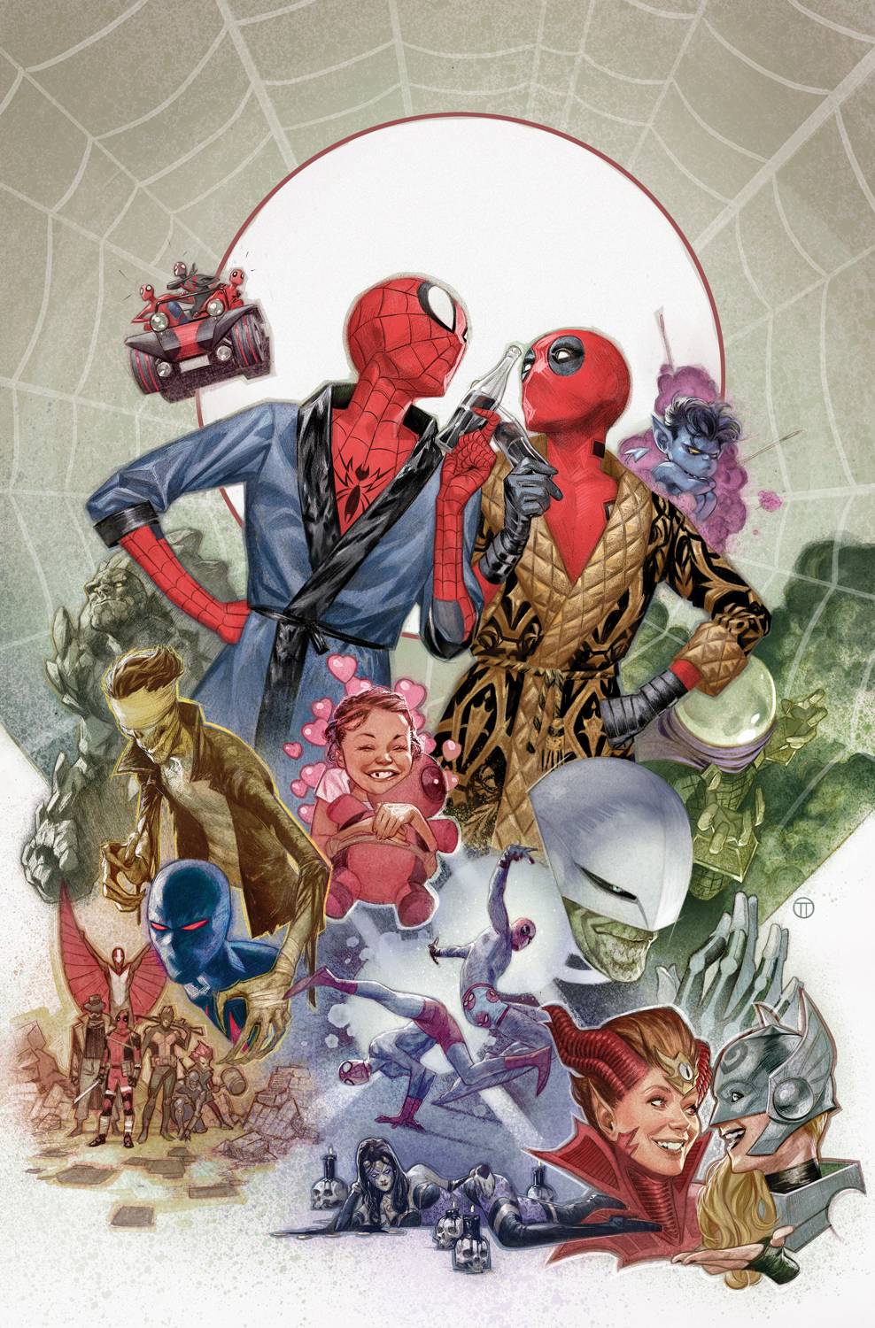 Spider-Man Deadpool #9 (Tedesco Story Thus Far Variant) (2016)