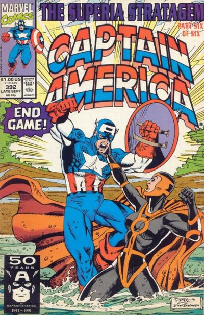 Captain America #392 [Direct]-Very Fine 