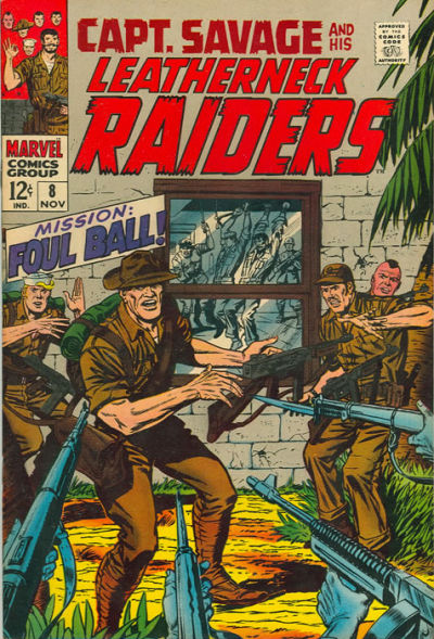 Capt. Savage And His Leatherneck Raiders #8 - Fn-