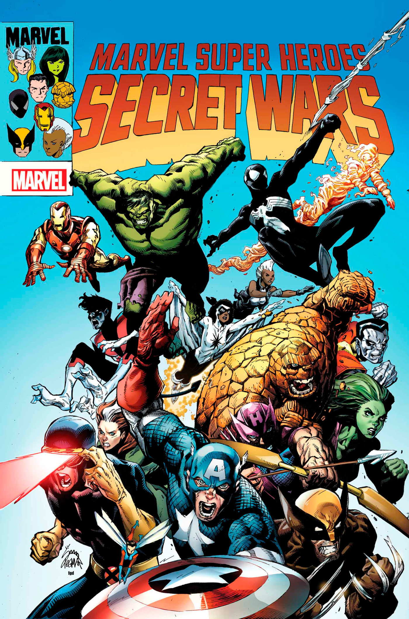 Marvel Super Heroes Secret Wars Battleworld #1 Ryan Stegman Variant