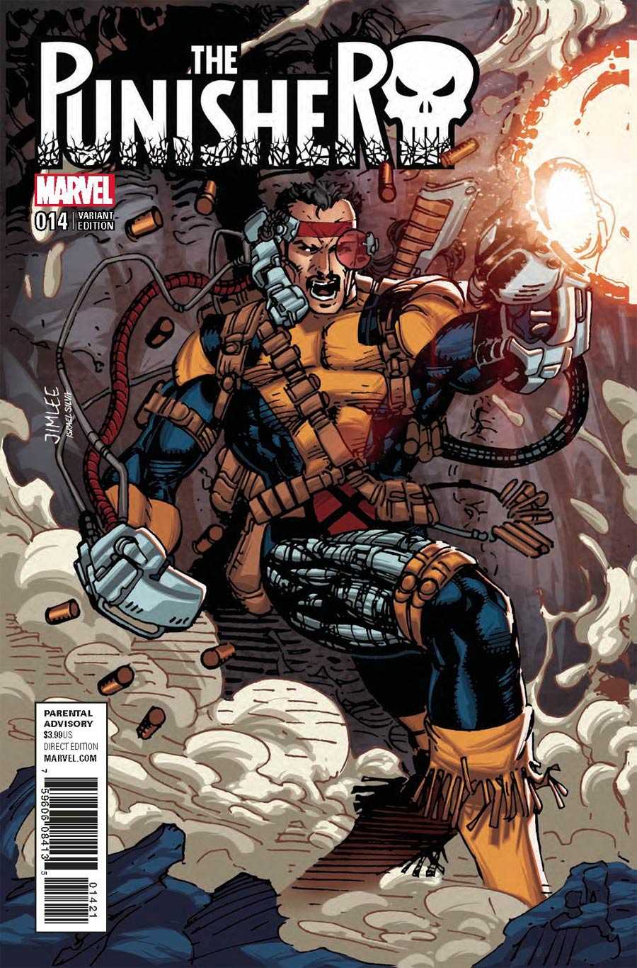 The Punisher #14 (2016) X-Men Card Variant