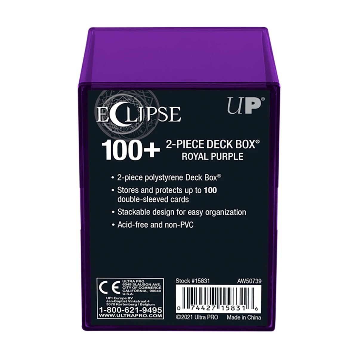 Ultra Pro Sleeves: Eclipse Matte - Royal Purple (100