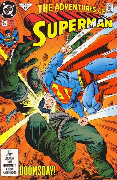 Adventures of Superman #497 [Direct] Very Fine