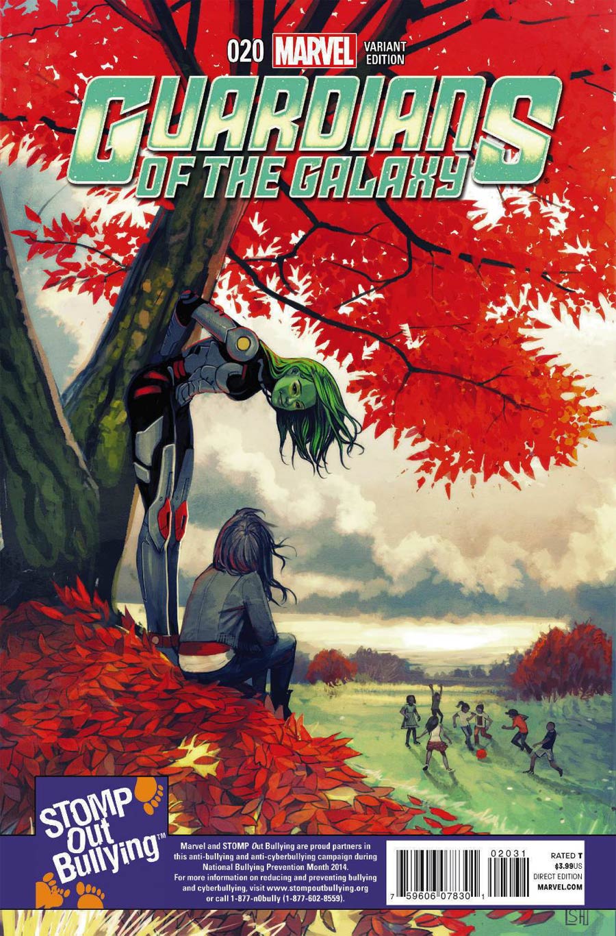 Guardians of Galaxy #20 1 for 15 Stomp Out Bullying Variant Stephanie Hans