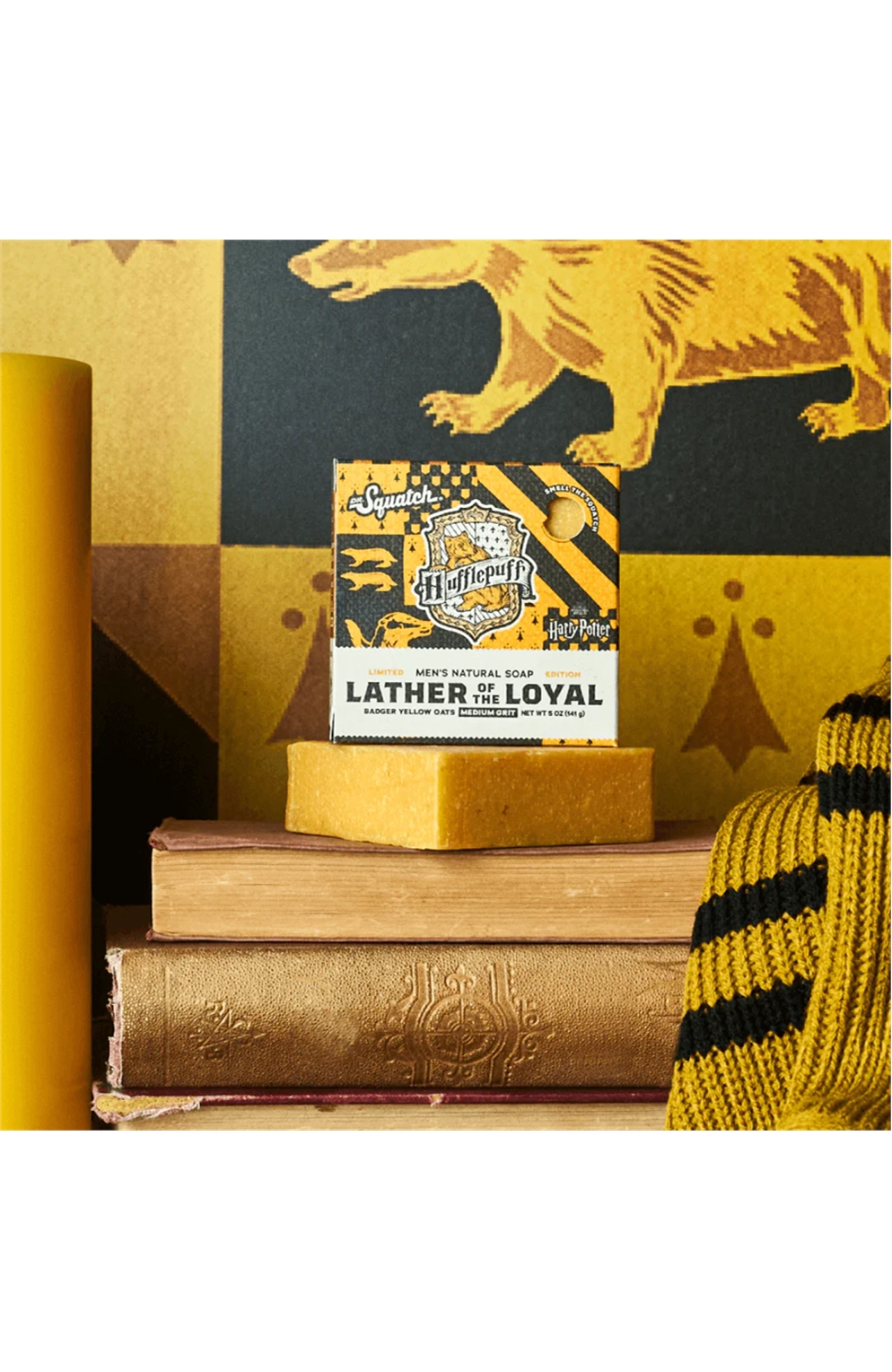 Dr Squatch - Harry Potter - Hufflepuff Lather of The Loyal Bar Soap