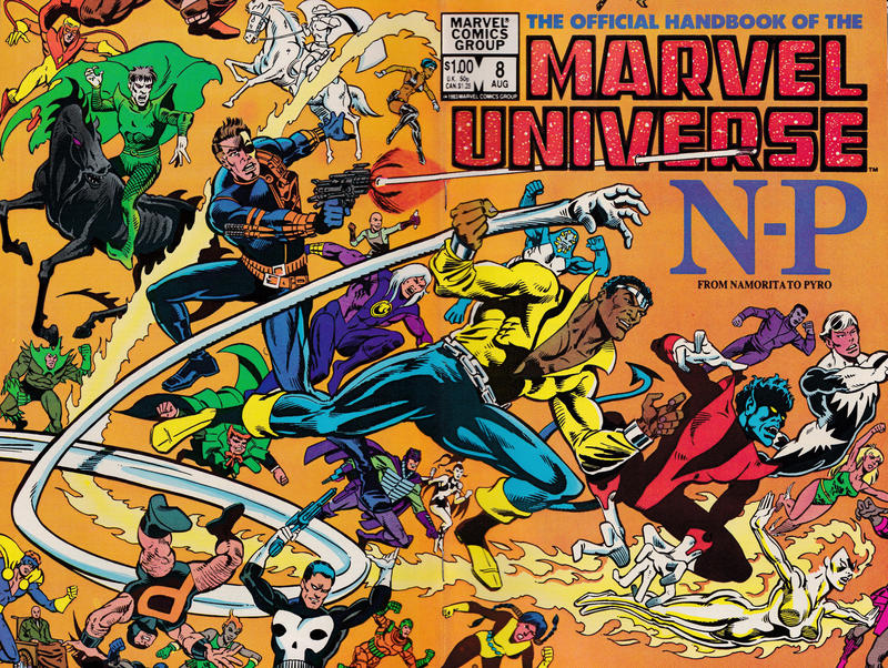 The Official Handbook of The Marvel Universe #8 [Newsstand]-Good (1.8 – 3)