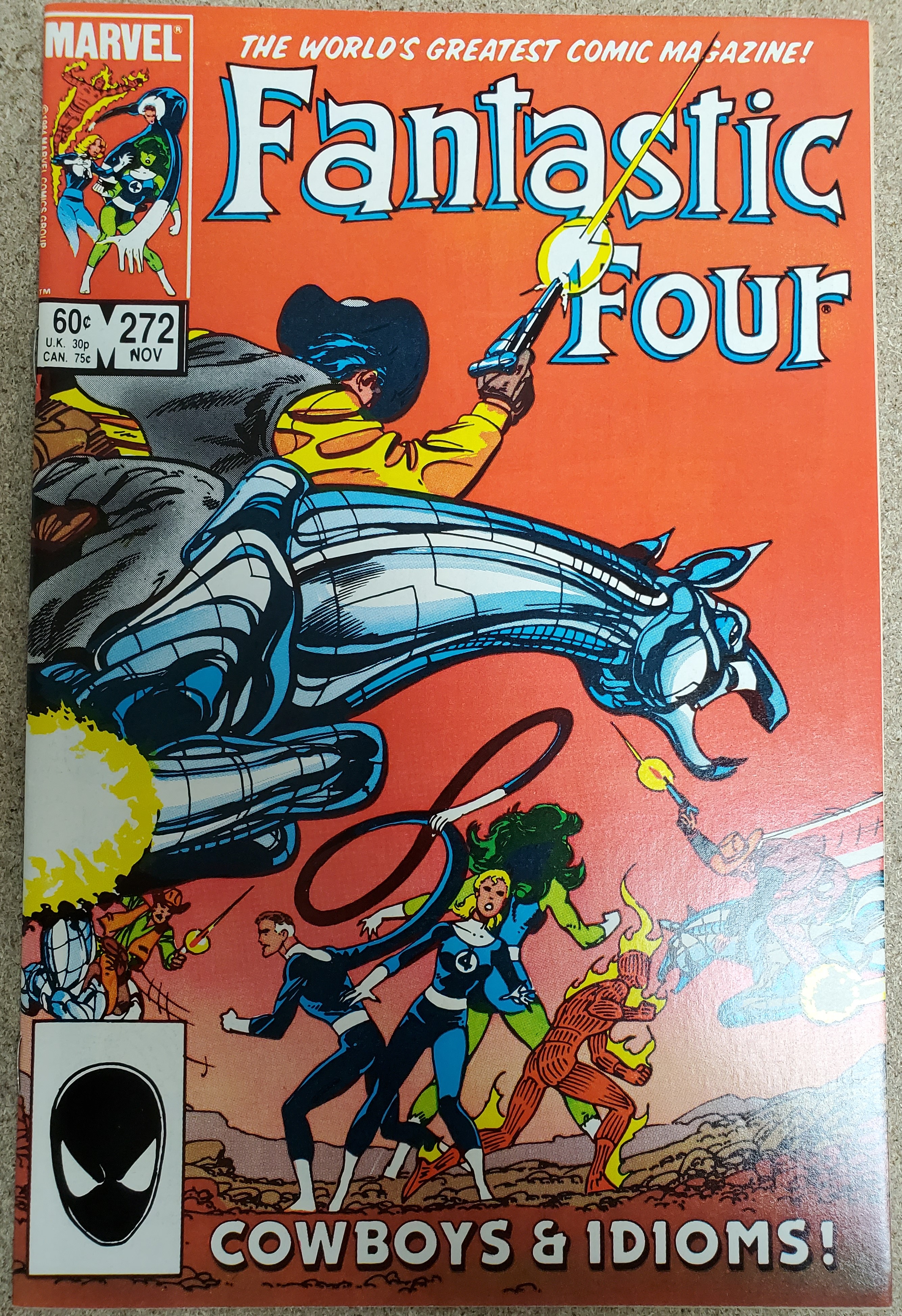 Fantastic Four #272 (Marvel 1961) 1st Cameo Nathaniel Richards