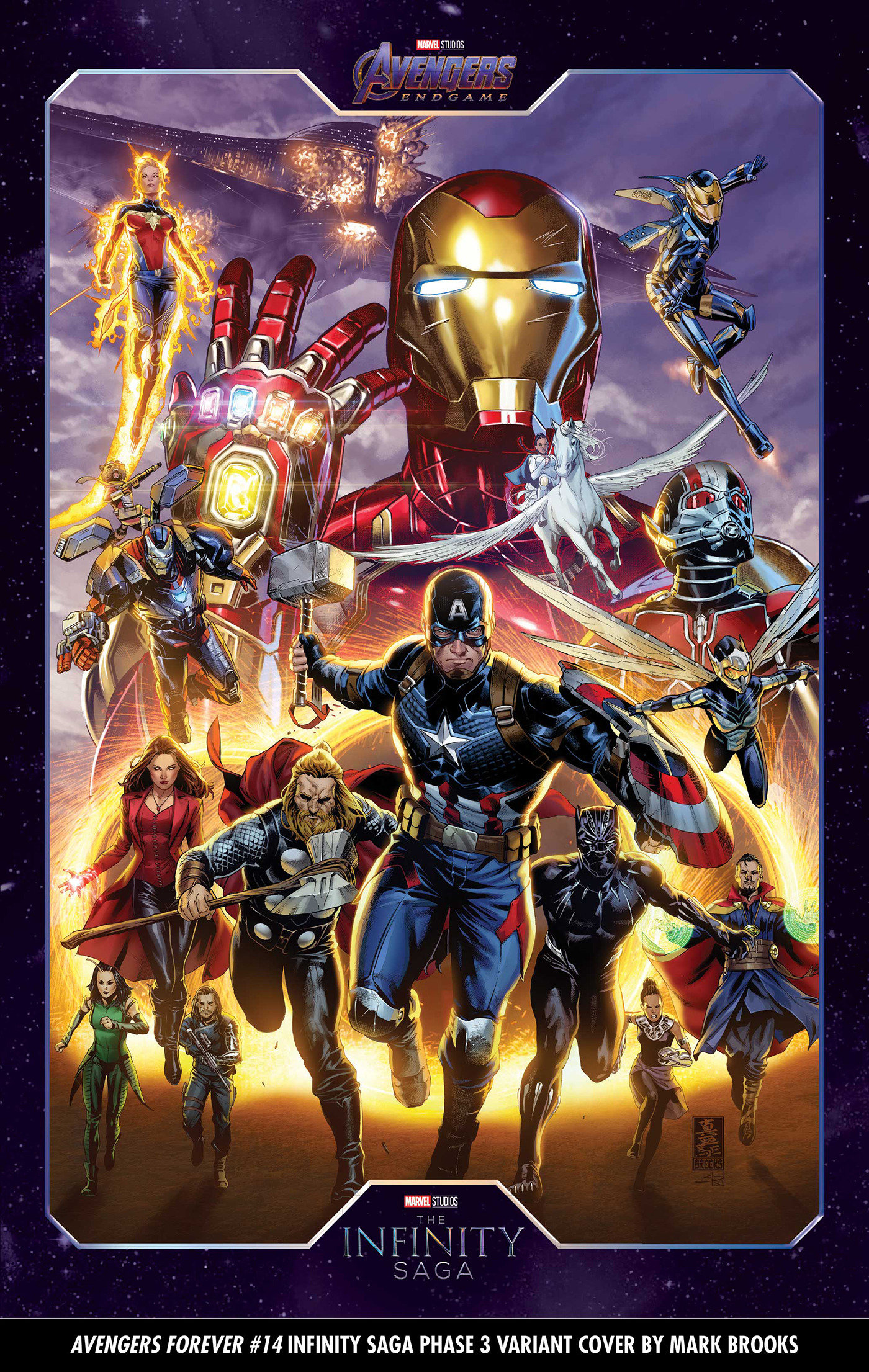 Avengers Forever #14 Brooks Infinity Saga Phase 3 Variant (2021)