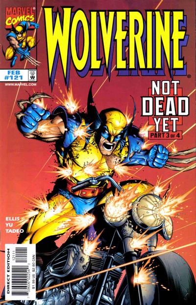 Wolverine #121 [Newsstand]-Fine (5.5 – 7) Warren Ellis Signed 