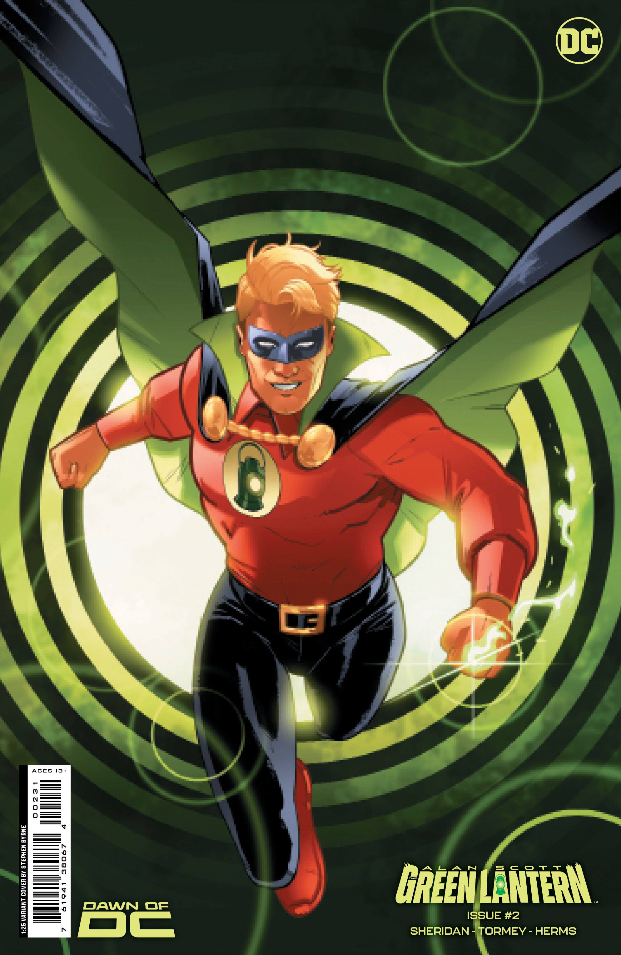 Alan Scott the Green Lantern #2 Cover D 1 for 25 Incentive Stephen Byrne Card Stock Variant (Of 6)