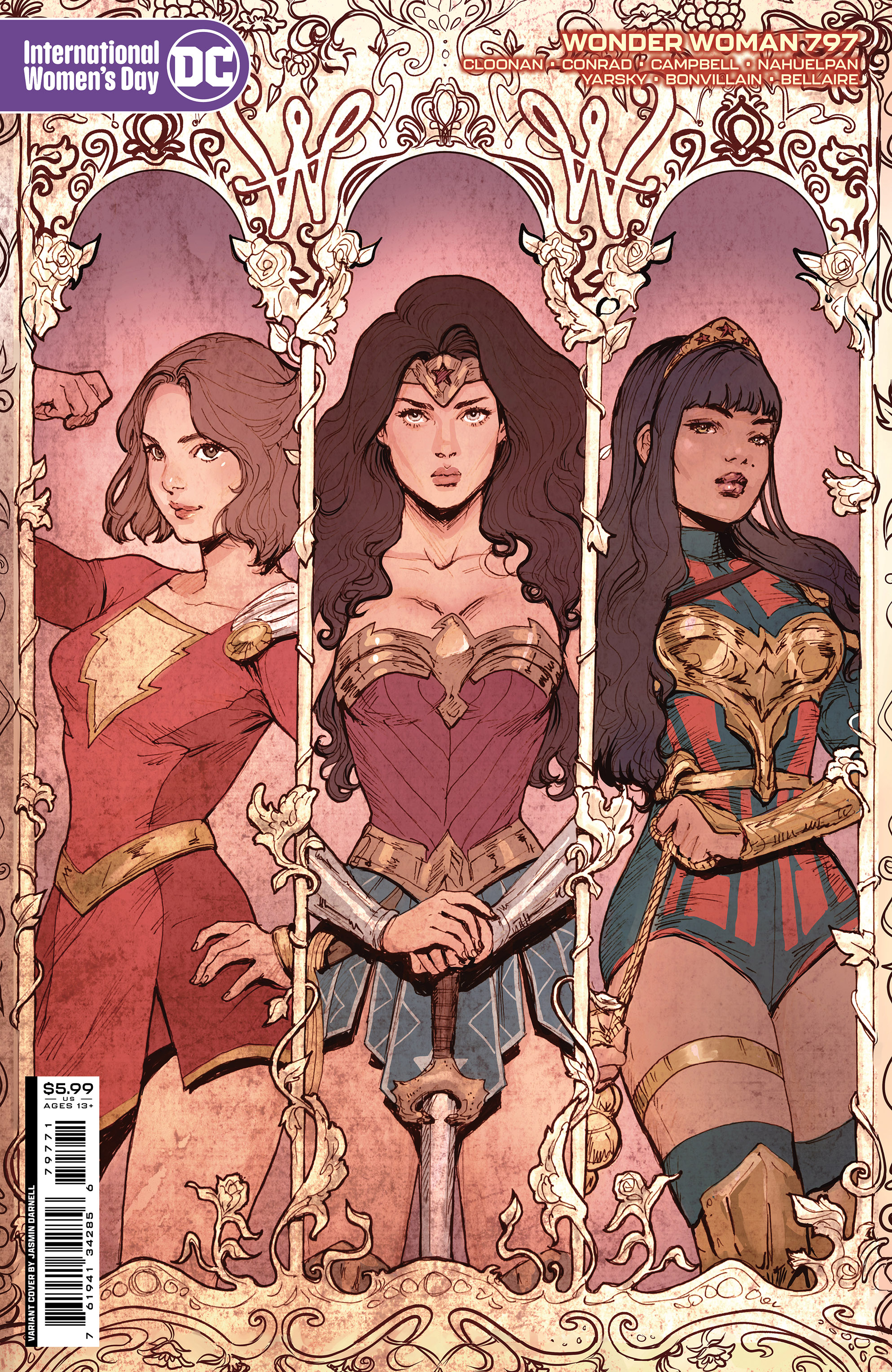 Wonder Woman #797 Cover G Jasmin Darnell International Womens Day Card Stock Variant (Revenge of the (2016)