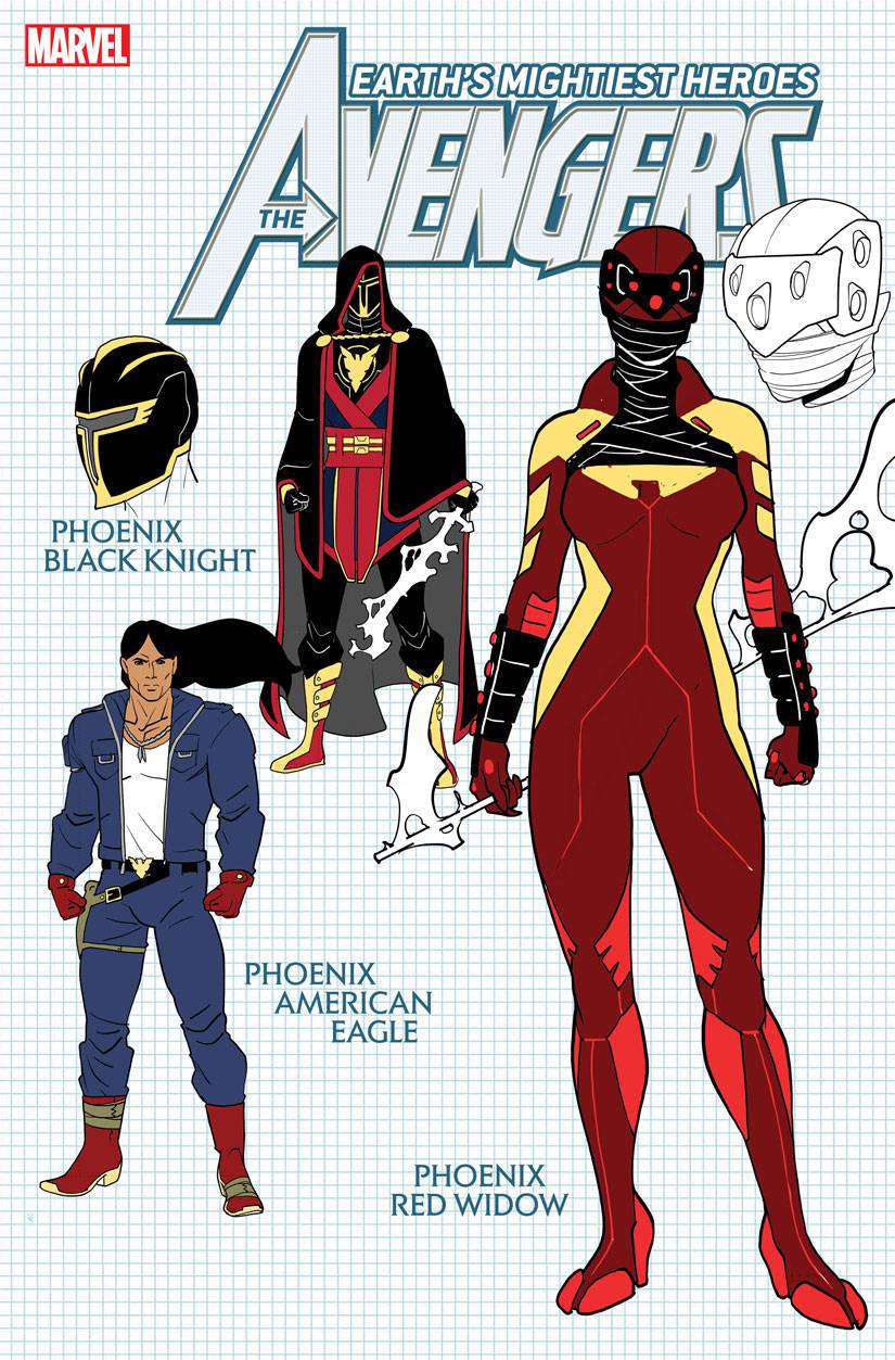 Avengers #42 Garron Design Variant (2018)