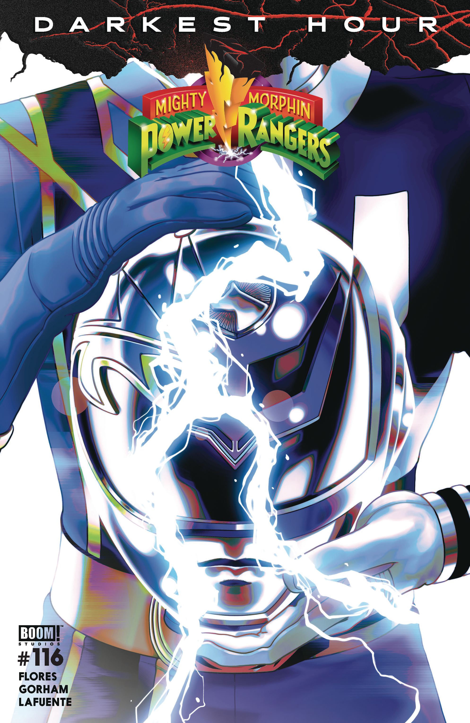 Mighty Morphin Power Rangers #116 Cover C Helmet Variant Montes
