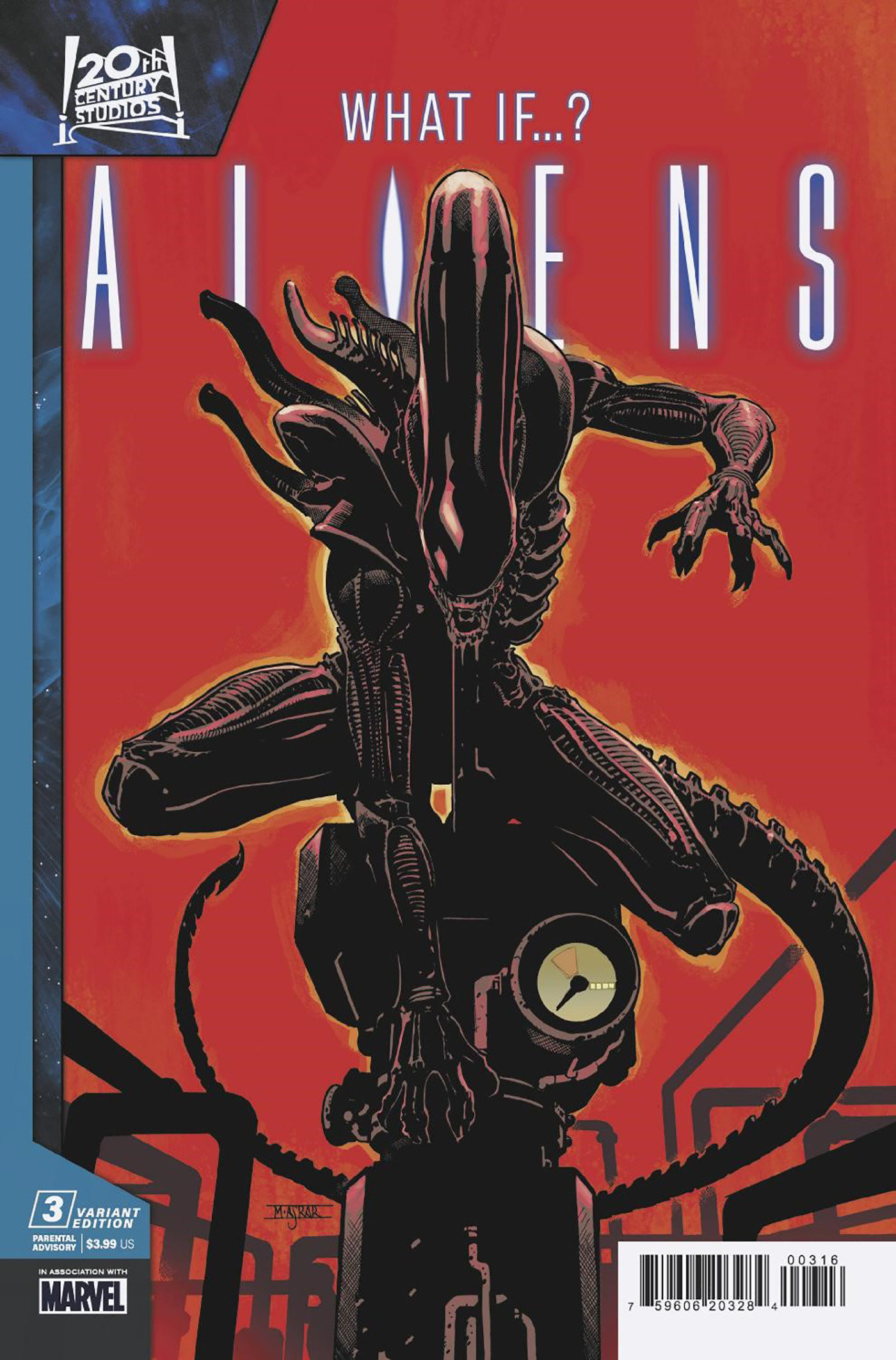 Aliens: What If...? #3 1 for 25 Incentive Mahmud Asrar Variant