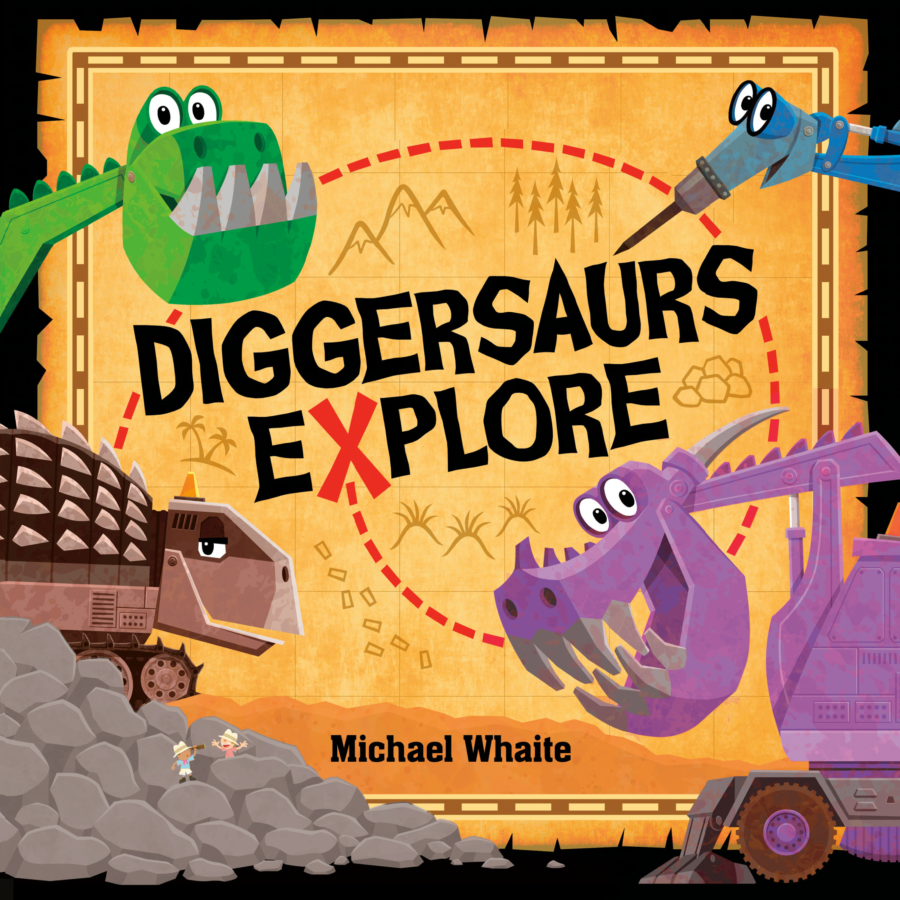 Diggersaurs Explore (Hardcover Book)