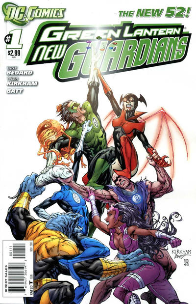 Green Lantern: New Guardians #1 [Second Printing]