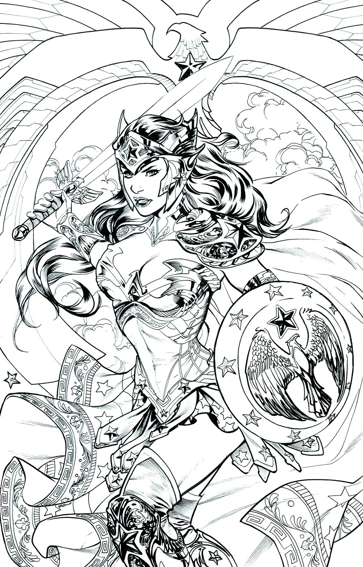 Wonder Woman #48 Adult Coloring Book Variant Edition (2011)