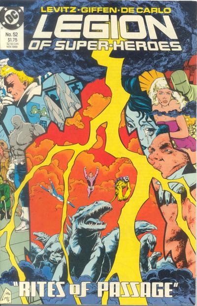 Legion of Super-Heroes #52-Very Fine (7.5 – 9)