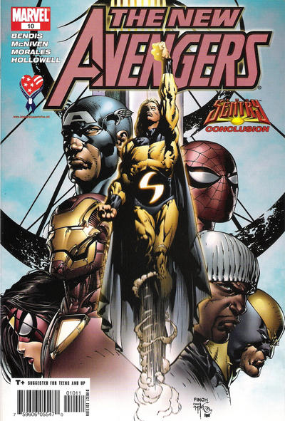 New Avengers #10 [Direct Edition]-Near Mint (9.2 - 9.8)