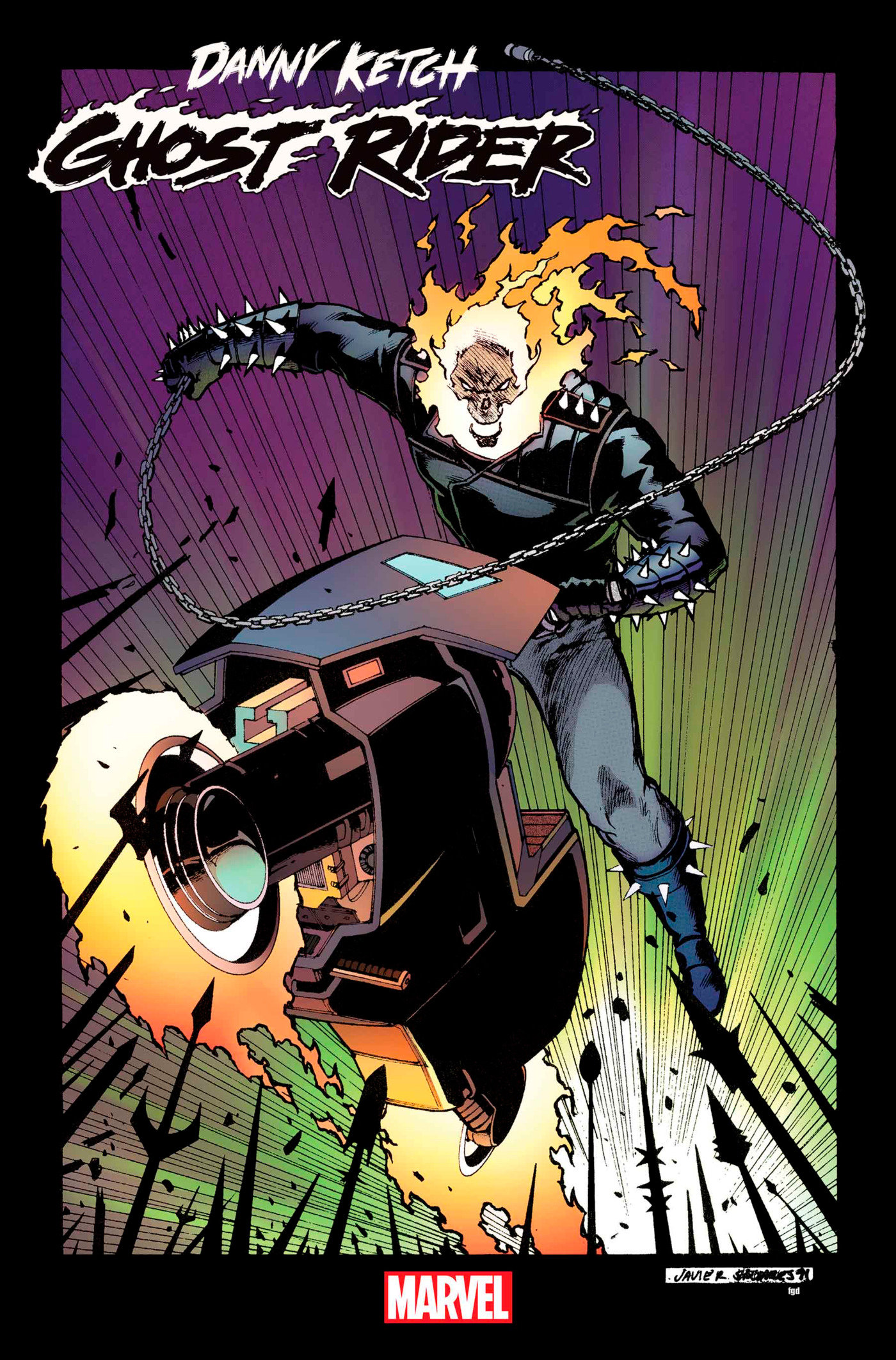 Danny Ketch: Ghost Rider #1 1 for 50 Incentive Javier Saltares Hidden Gem Variant